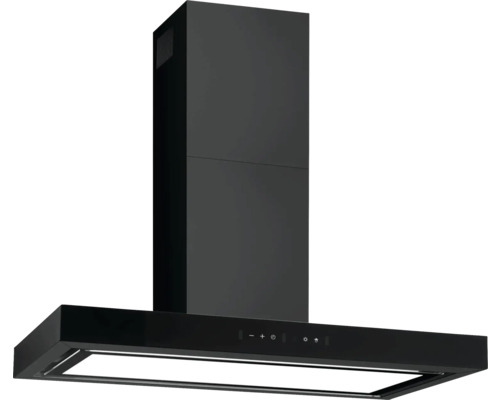 Zwarte afzuigkap voor de keuken