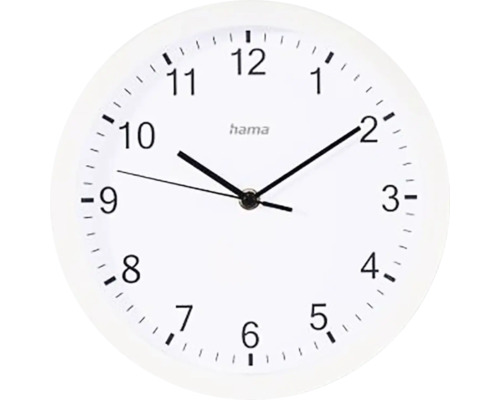 HAMA Wandklok Elba wit ø 25 cm