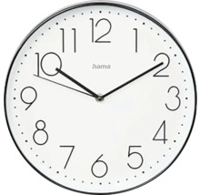 HAMA Wandklok Corsica zwart wit ø 30 cm