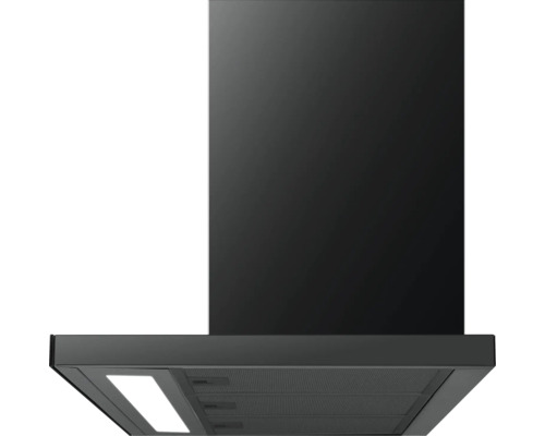 Zwarte wandafzuigkap