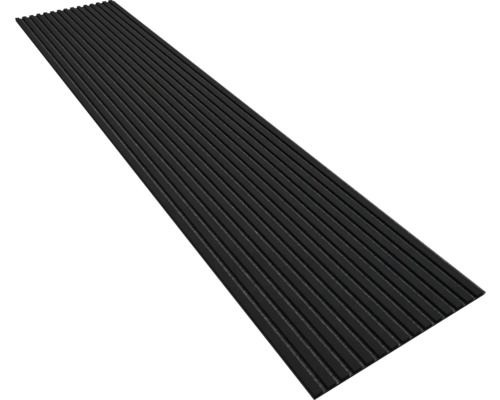 3D Akoestisch paneel black 2600x560x18 mm Kunststof profielplaat