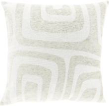 UNIQUE LIVING Kussen Dulce dove white 45x45 cm