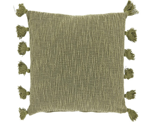 UNIQUE LIVING Kussen Jonne moss green 45x45 cm