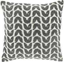 Vierkant sierkussen met abstract patroon