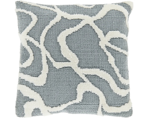 UNIQUE LIVING Kussen Nanou beach blue 45x45 cm