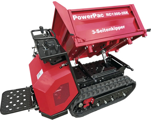 PowerPac RC1200-3SK rupsdumper, een 3-zijdige kipper