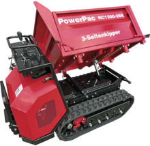 PowerPac rupsdumper RC1200-3SK met driezijdige kipper
