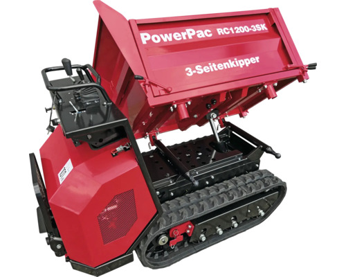 PowerPac rupsdumper RC1200-3SK met driezijdige kipper
