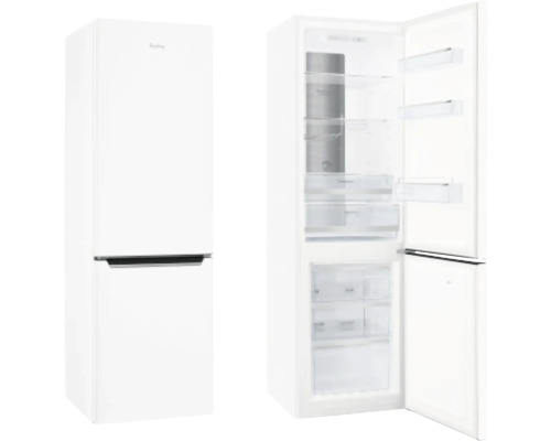 AMICA KGCN 388 140 W Inbouw koel-vriescombinatie Witte koel-vriescombinatie met geopende deur