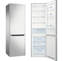 Amica koel-vriescombinatie met open deur die het interieur laat zien