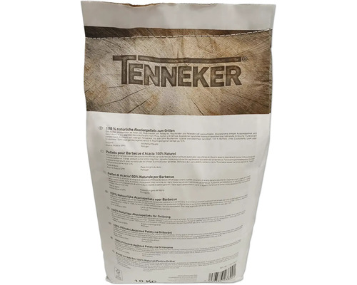 Tenneker Acaciapellets voor de barbecue, 10 kilogram