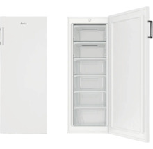 Amica vriezer met open deur en vijf vrieslades