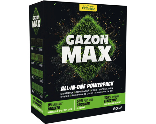 Gazon Max gazonzaden verpakking voor topgazon