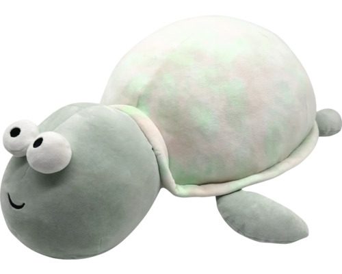 UNIQUE LIVING Knuffelkussen schildpad wit 42x72 cm Pluche schildpad