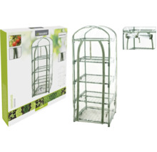 Progarden kas met vier planken en transparante folieafdekking