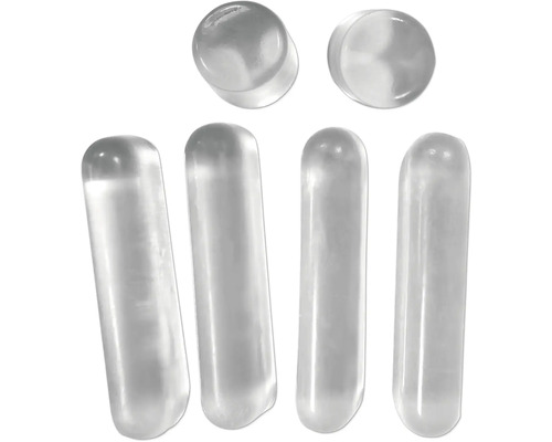 Transparante kwartsglas stoppen in verschillende maten