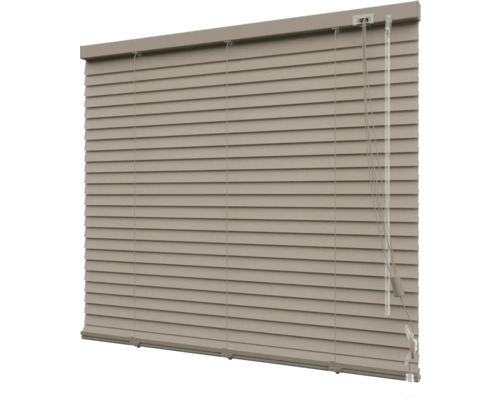 SOLUNA Aluminium verduisterende jaloezie 25 mm bruin 40x130 cm Horizontale jaloezie voor raam voor lichtregeling