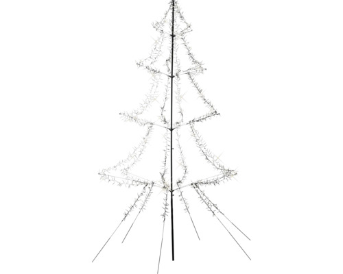 LUMINEO Kerstverlichting LED kerstboom 1800 lampjes warmwit H 3 meter Decoratieve kerstboom met lichtjes voor binnen- en buitengebruik