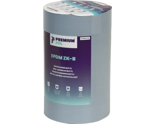 Rol Premium Fol EPDM ZK-B zelfklevend butyl, 200 millimeter maal 5 meter