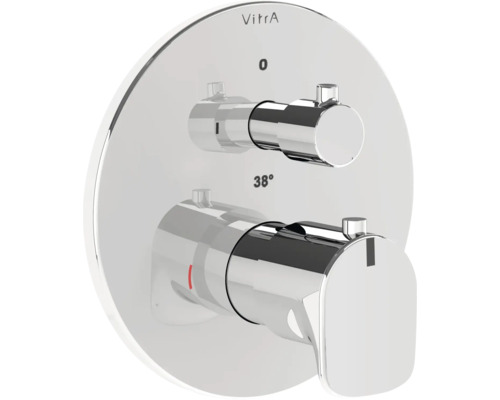 VITRA Inbouwthermostaat Root Round A42695EXP chroom VitrA opbouw douchekraan
