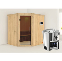 Sauna met saunakachel en bediening