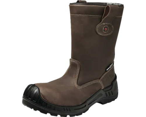 Bruine Gevavi veiligheidslaars met zwarte zool