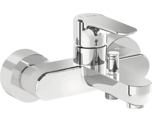 VITRA Badkraan Root Round A42725EXP chroom Verchroomde badmengkraan