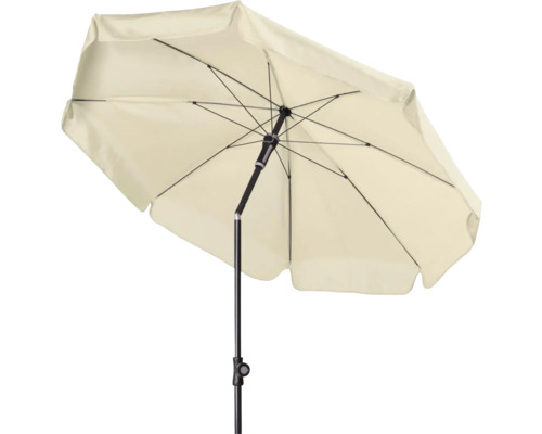 Geopende tu parasol met mast