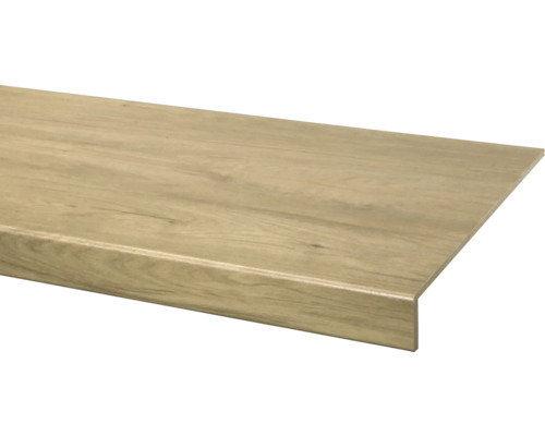 PERTURA Traprenovatie overzettrede eiken truffel 130x38 cm Houten trap trede