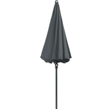 Gesloten parasol met paal