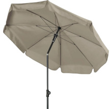 Tuinparasol met mast en stoffen bekleding