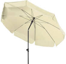 Open tuinzonescherm met zwart frame