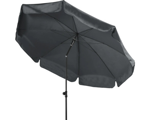 Grijze parasol voor buiten