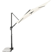 Vrijhangende parasol met standaard voor buiten