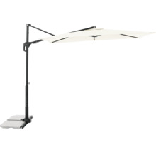 Vrijhangende parasol met voet