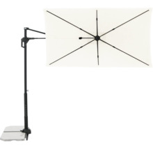 Vrijhangende parasol met standaard en parasoldoek