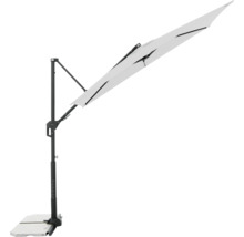 Vrijhangende parasol met standaard