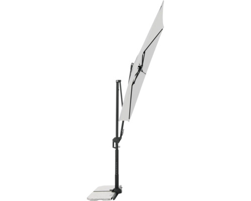 Vrijhangende parasol met voet