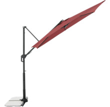 Vrijhangende parasol met voet voor buiten