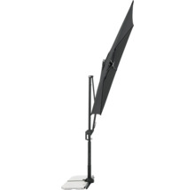 Vrijhangende parasol met voet