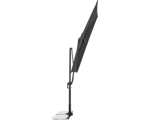 Vrijhangende parasol met voet