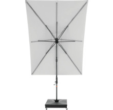 Vierkante parasol met standaard