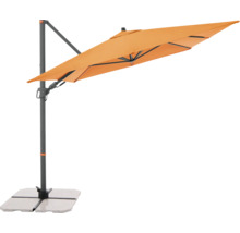 Vrijhangende parasol met betonnen voet voor buiten