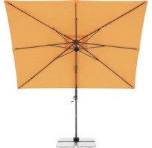 Vierkante parasol met voet