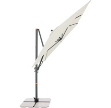 Vrijhangende parasol met voet