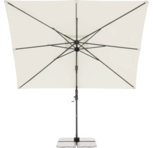 Vierkante parasol met standaard voor buiten