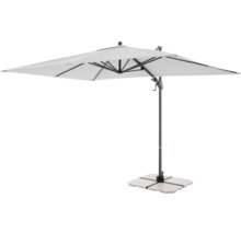 Vierkante parasol met standaard