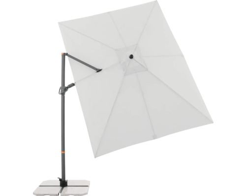 Vierkante parasol met mast