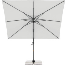 Rechthoekige parasol met standaard