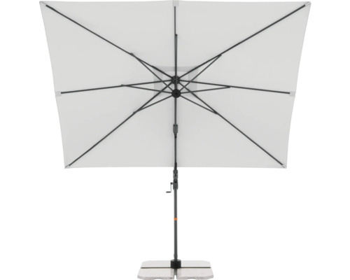 Rechthoekige parasol met standaard